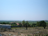 large regulated plot near the sea