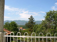 house with mountain view