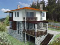 2 storey, 4 bedroom house with a garage and a basement